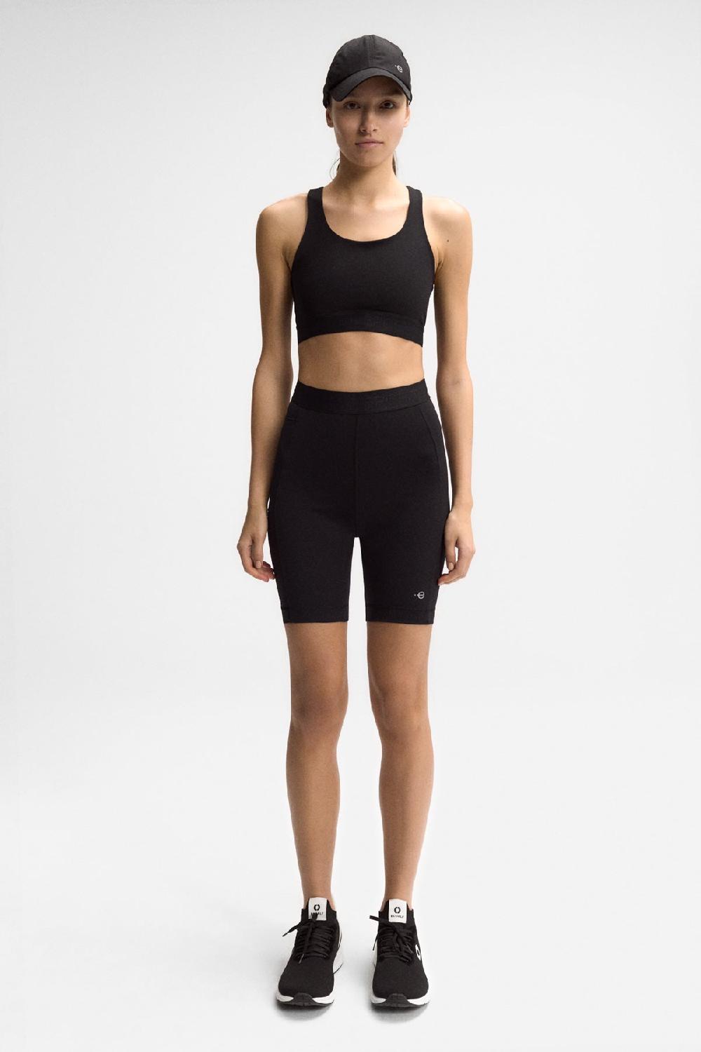 Ecoalf ROME PERFORMANCE SHORT LEGGINGS BLACK