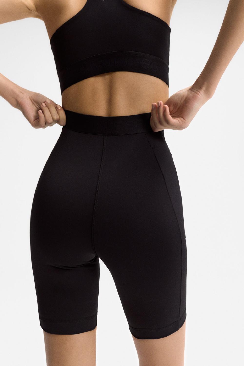 Ecoalf ROME PERFORMANCE SHORT LEGGINGS BLACK