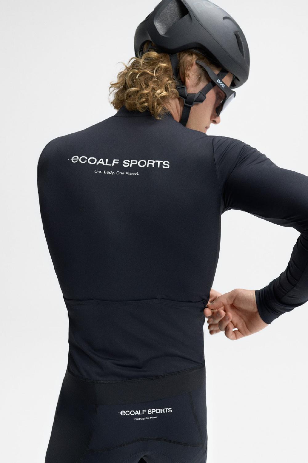 Ecoalf STELLEN PRO LONG SLEEVE MAILLOT BLACK