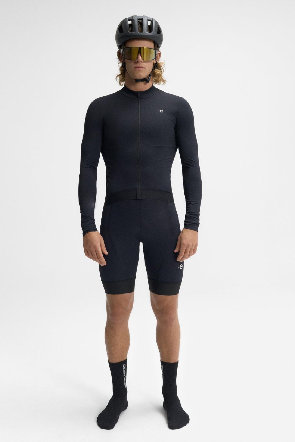 Ecoalf STELLEN PRO LONG SLEEVE MAILLOT BLACK