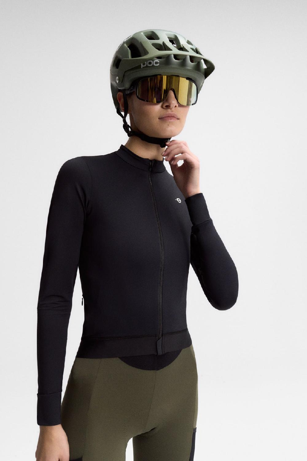 Ecoalf STELLEN PRO LONG SLEEVE MAILLOT BLACK