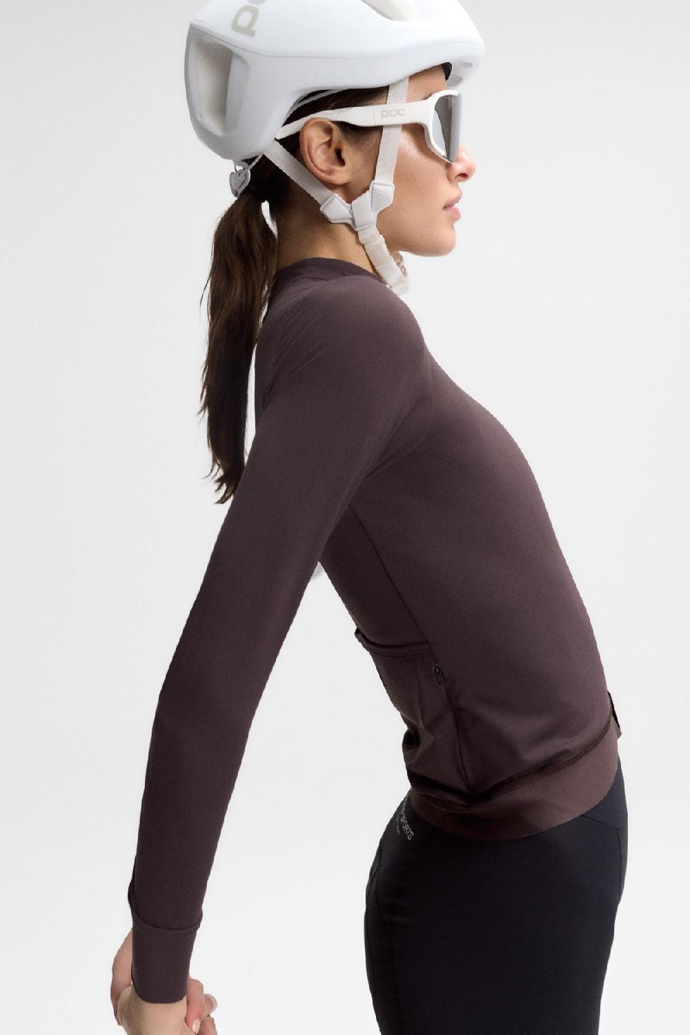 Ecoalf STELLEN PRO LONG SLEEVE MAILLOT BROWN