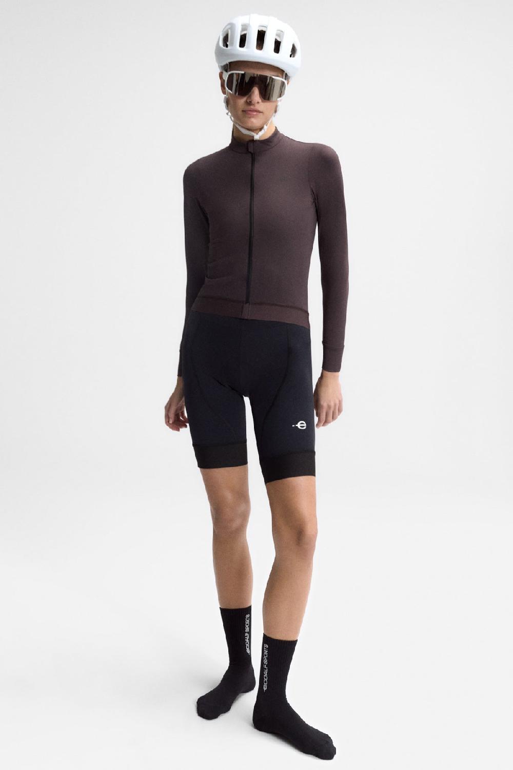 Ecoalf STELLEN PRO LONG SLEEVE MAILLOT BROWN
