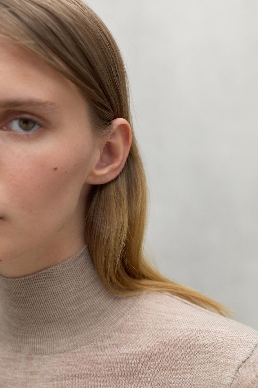 Ecoalf TURTLENECK JUMPER FAYA BEIGE