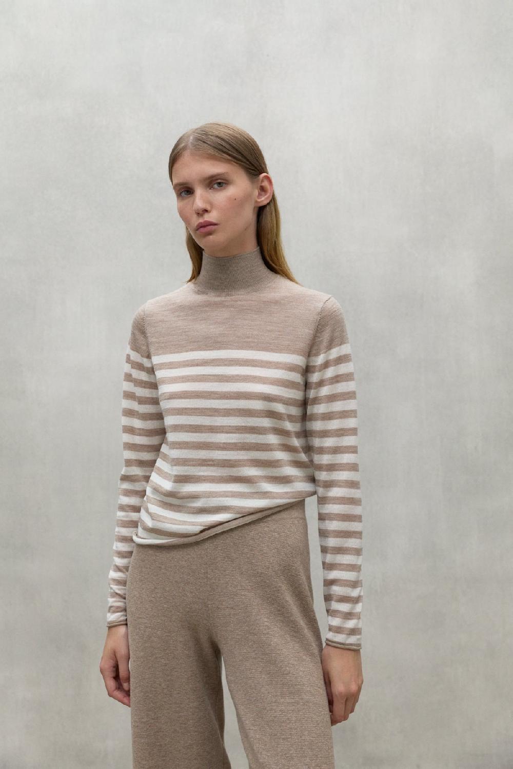 Ecoalf TURTLENECK JUMPER FAYA BEIGE