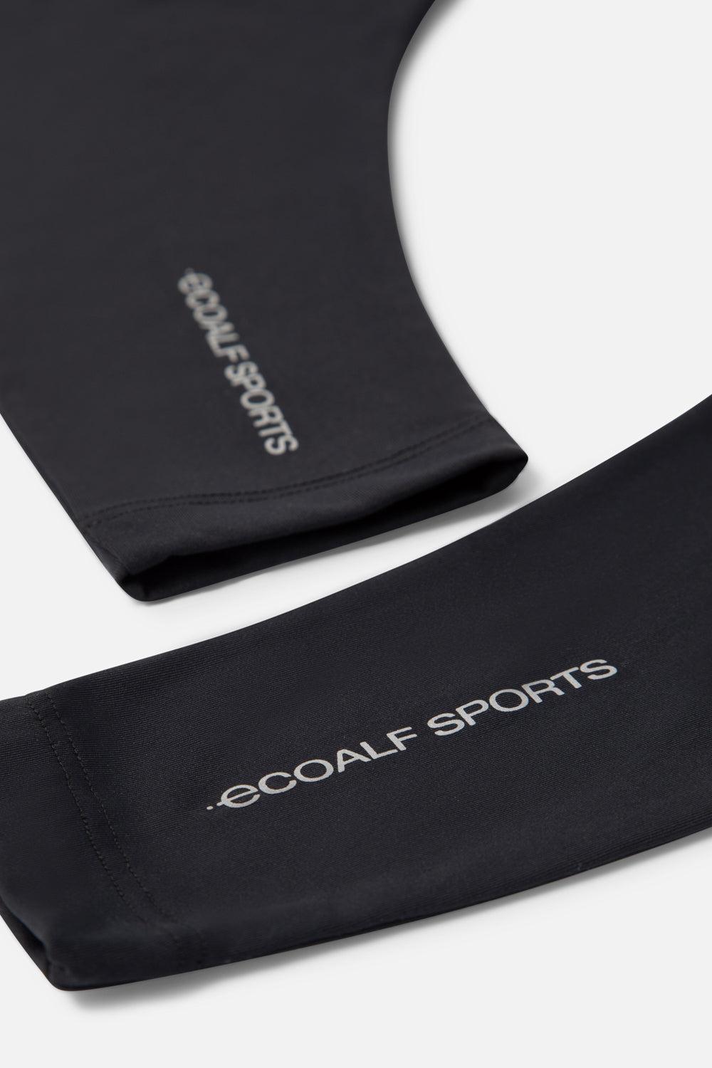 Ecoalf UNISEX RUNNING ARM WARMERS BLACK