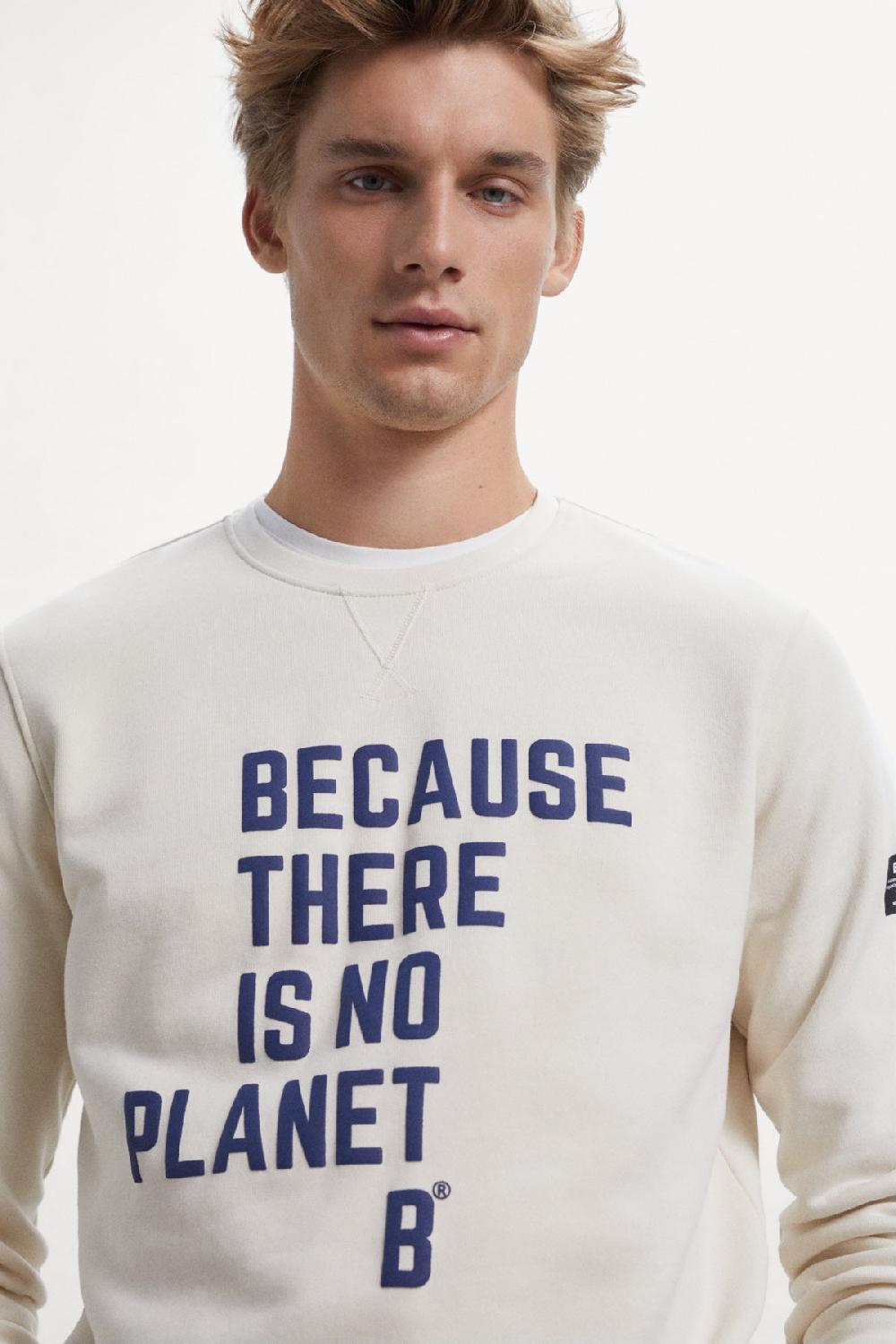 Ecoalf WHITE AIX SWEATSHIRT