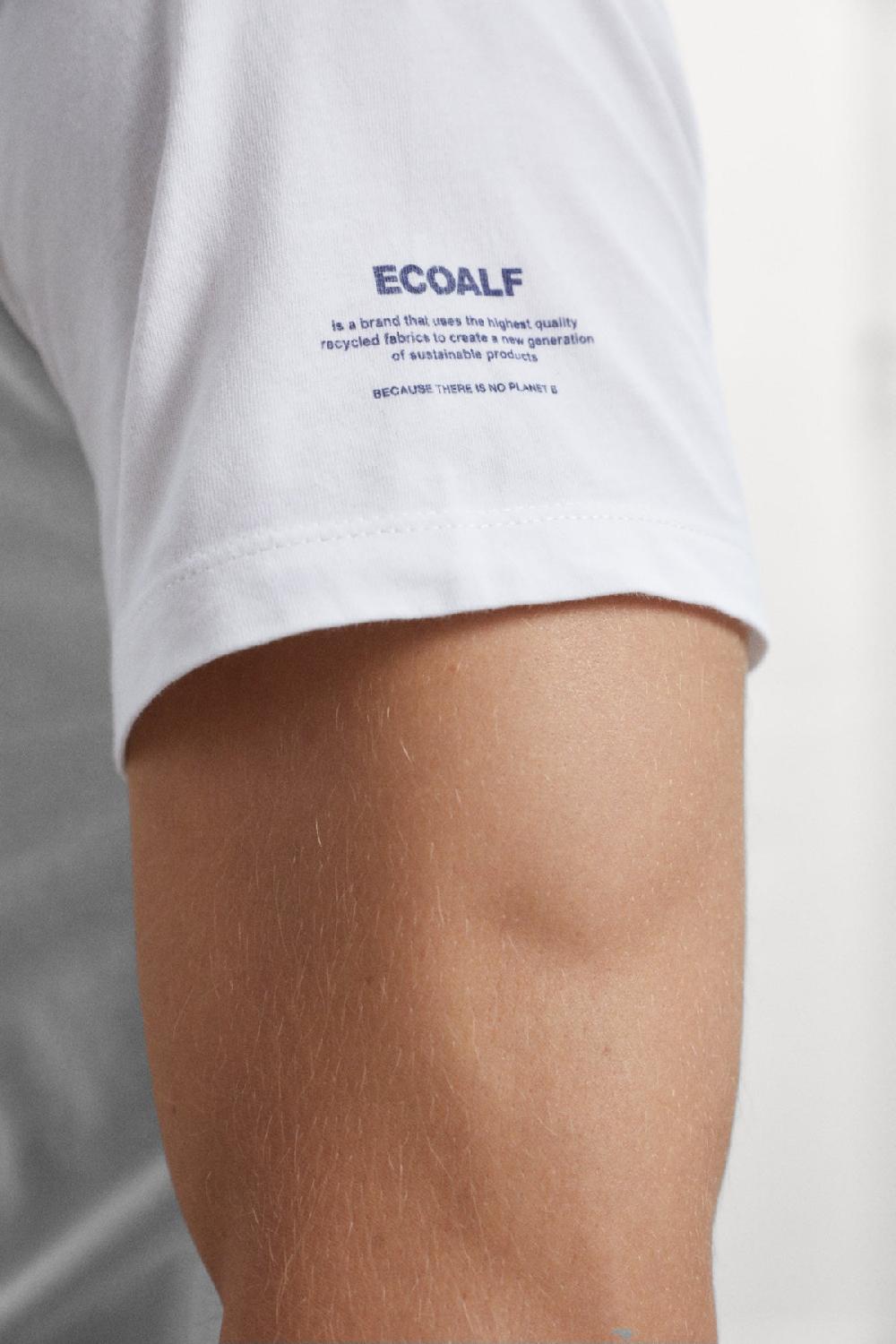 Ecoalf WHITE BICAR T-SHIRT