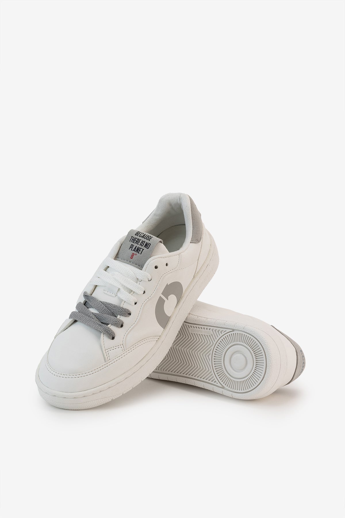Ecoalf WHITE DEIA VEGAN LEATHER TRAINERS