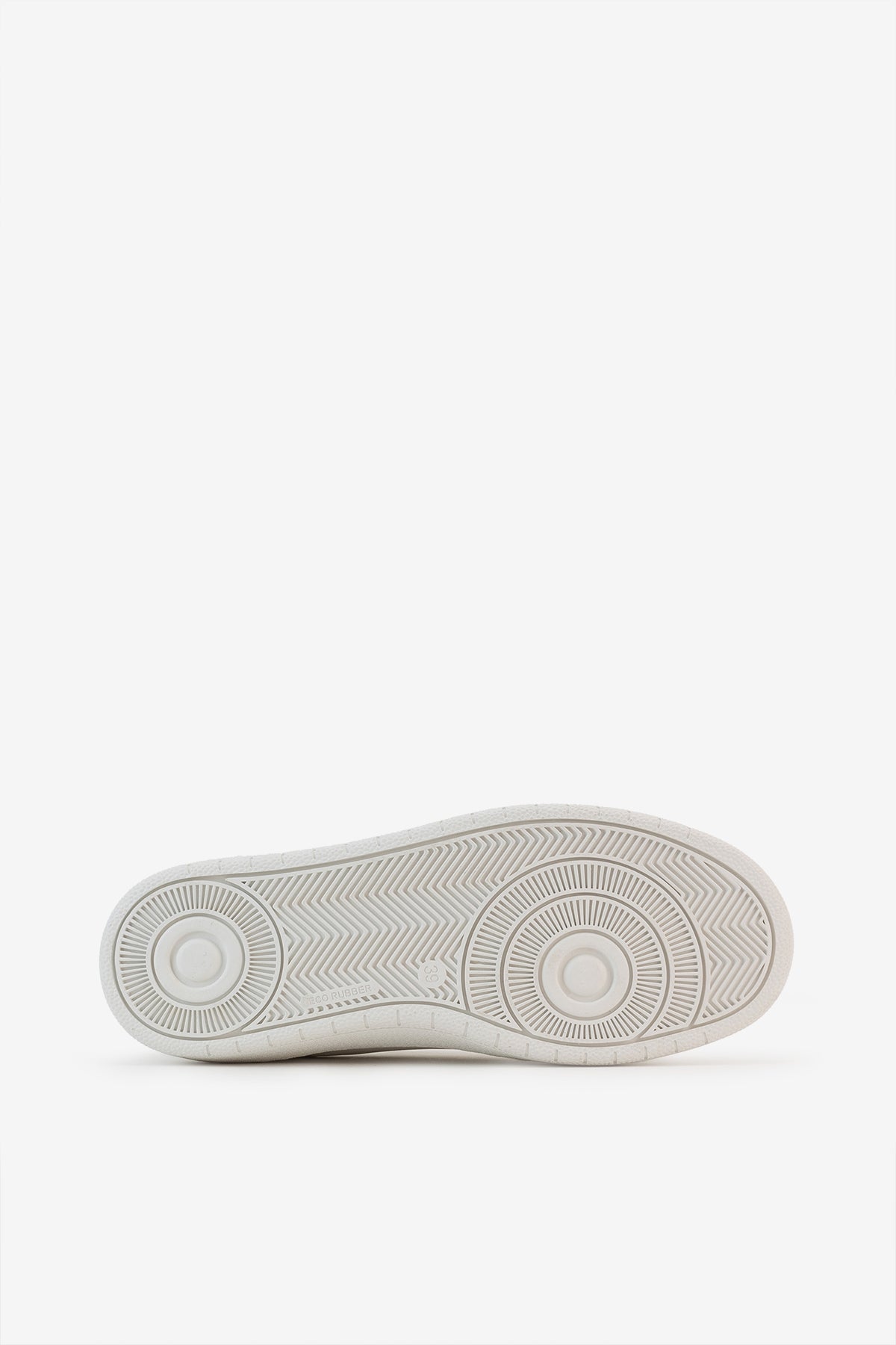 Ecoalf WHITE DEIA VEGAN LEATHER TRAINERS