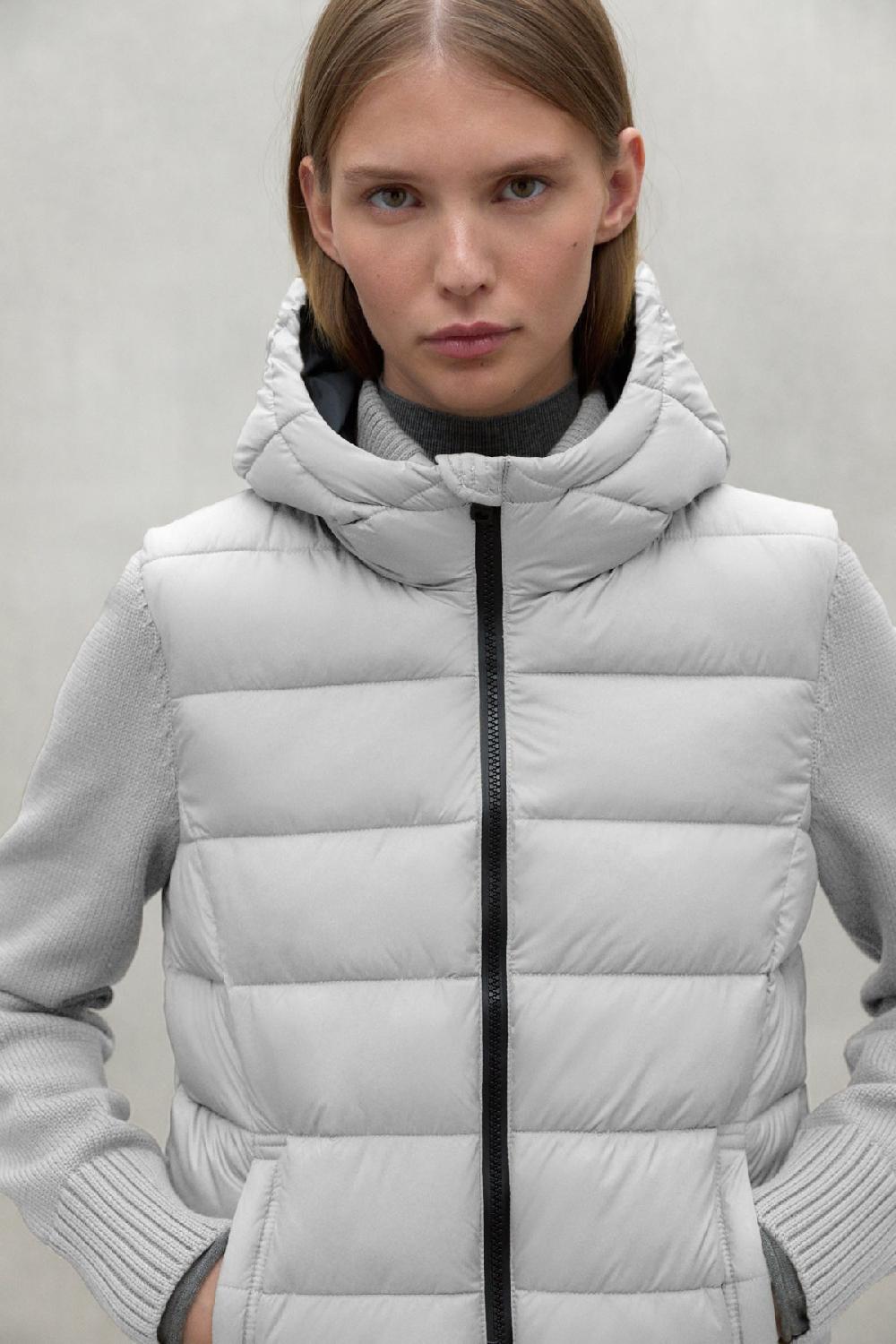 Ecoalf WHITE DENALI KNITTED JACKET