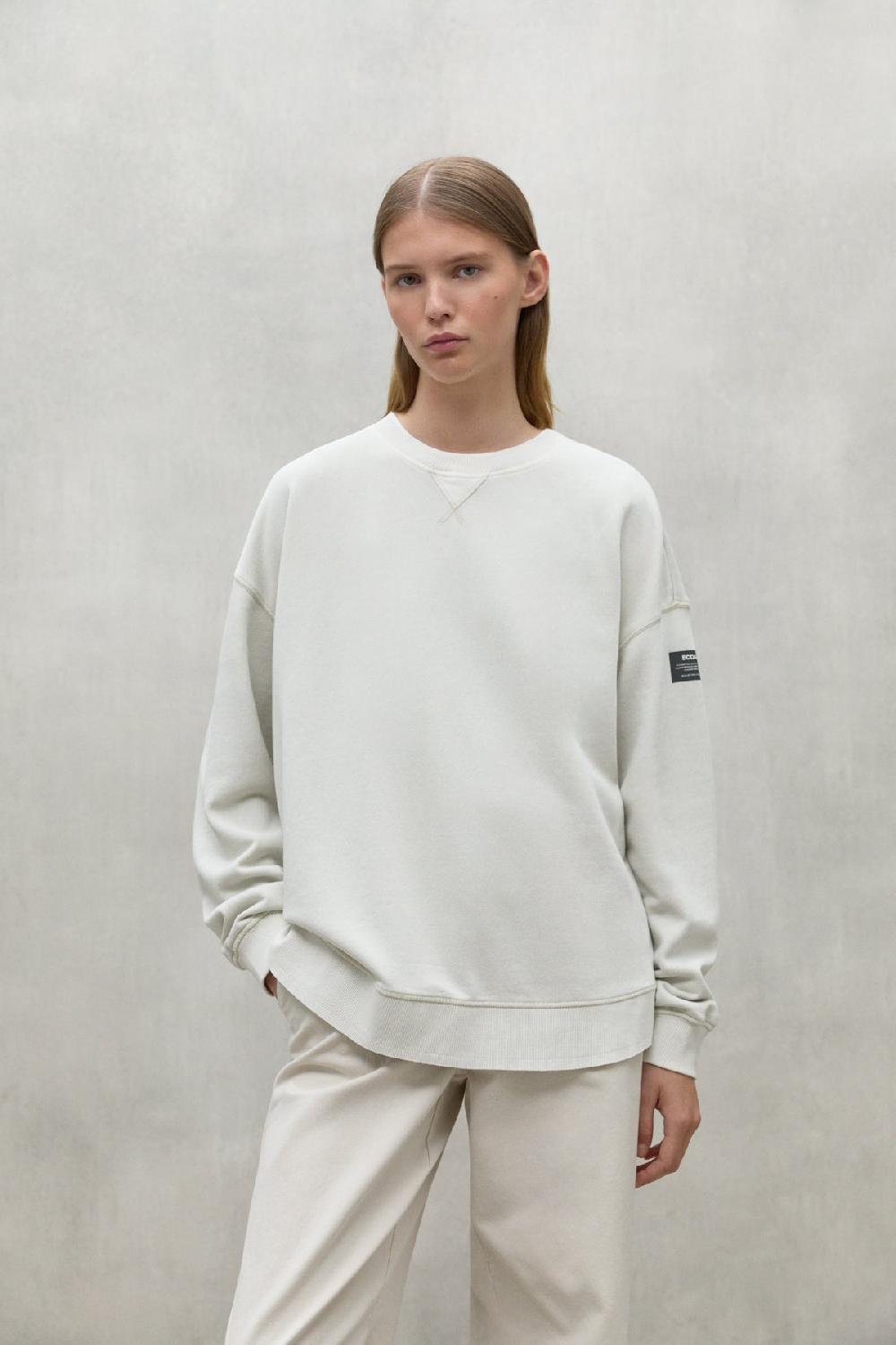 Ecoalf WHITE ELVAS SWEATSHIRT