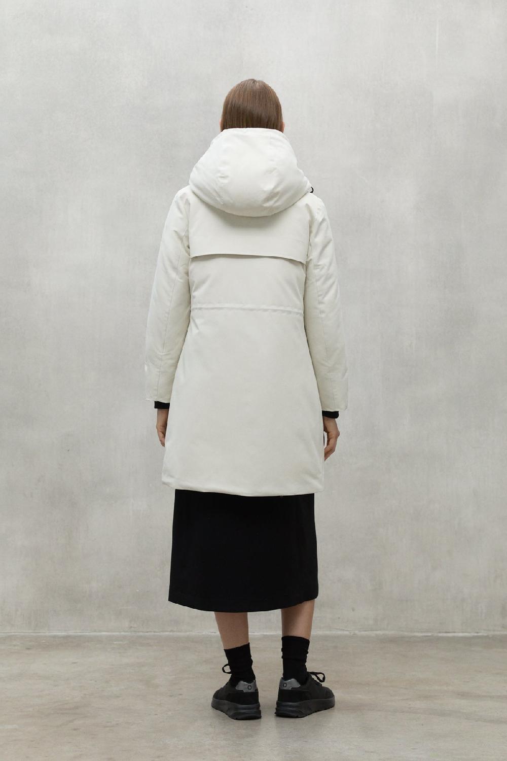 Ecoalf WHITE GLAMOUR COAT
