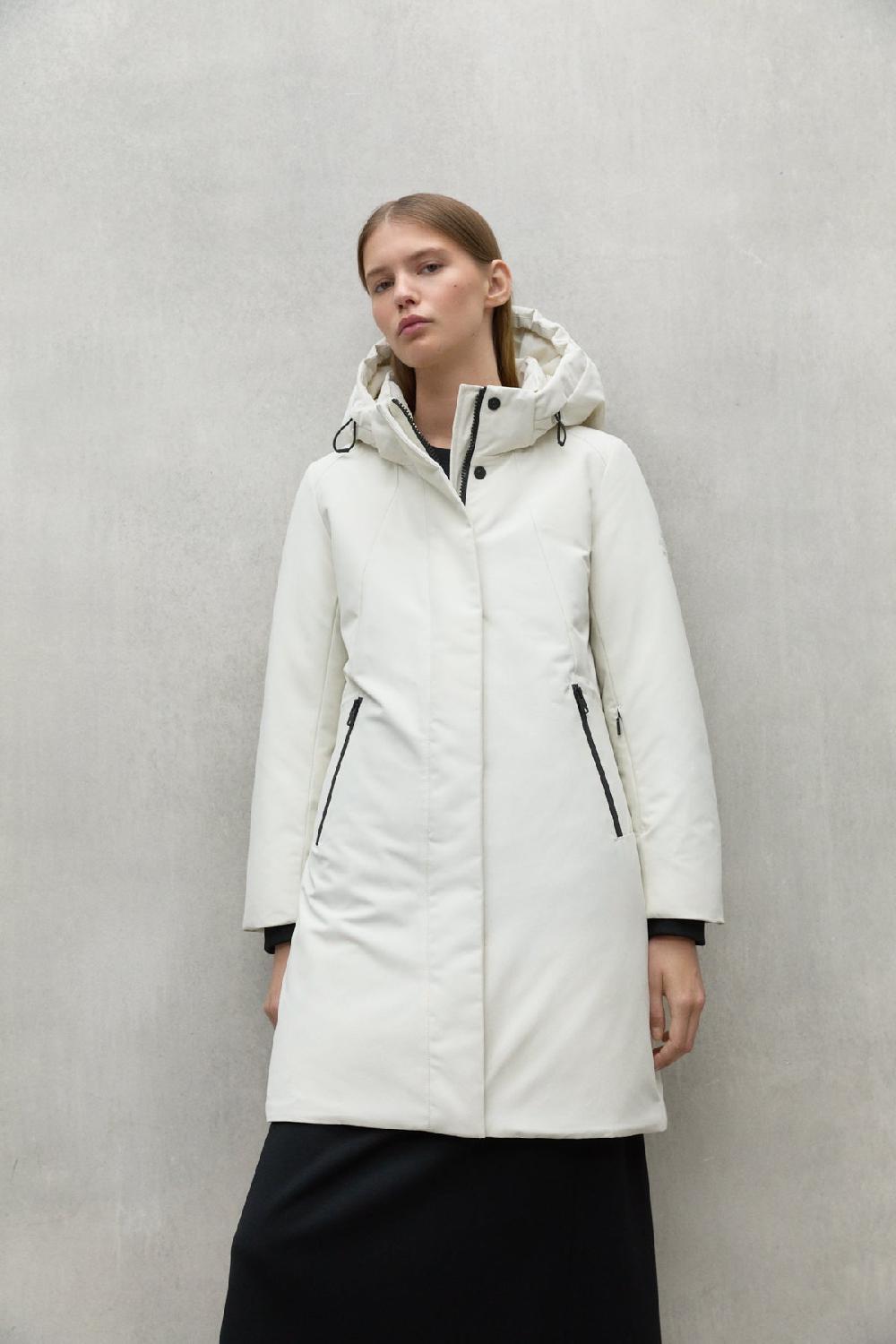 Ecoalf WHITE GLAMOUR COAT