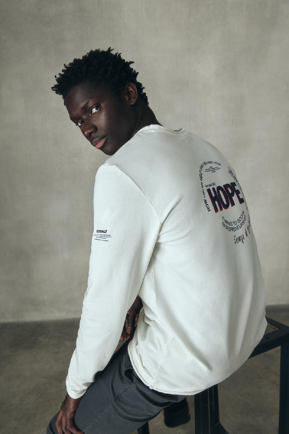 Ecoalf WHITE HOPE T-SHIRT