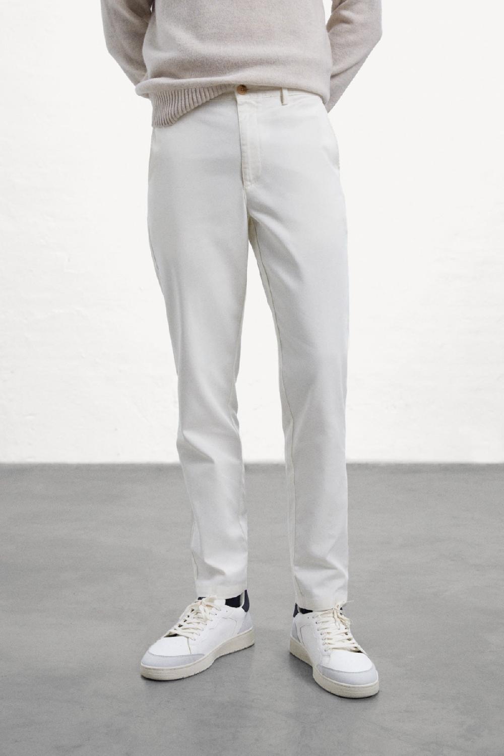Ecoalf WHITE JABLILLO TROUSERS