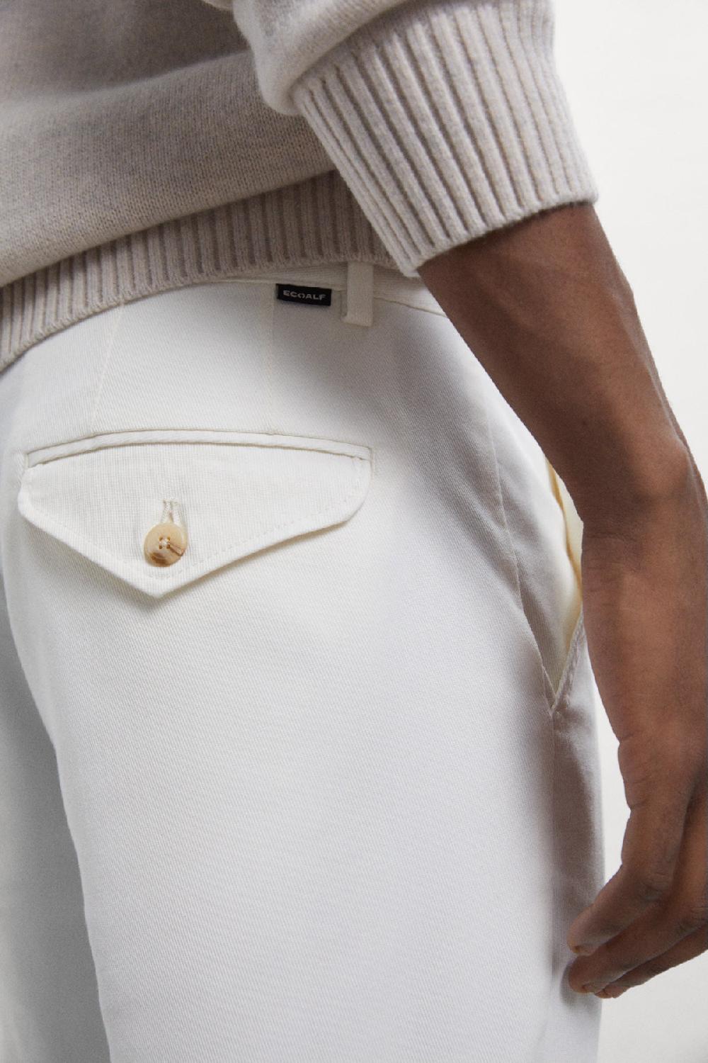 Ecoalf WHITE JABLILLO TROUSERS