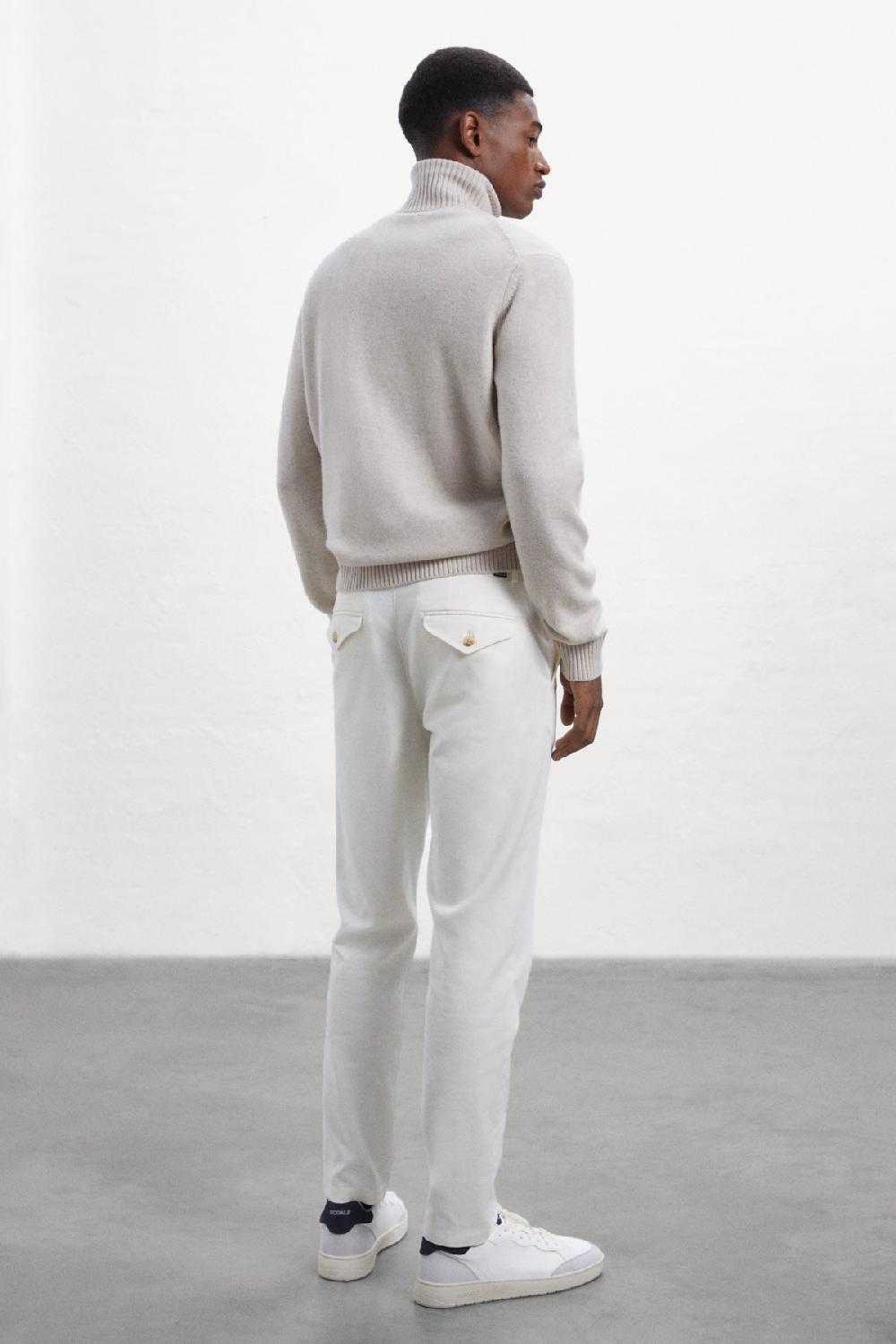 Ecoalf WHITE JABLILLO TROUSERS