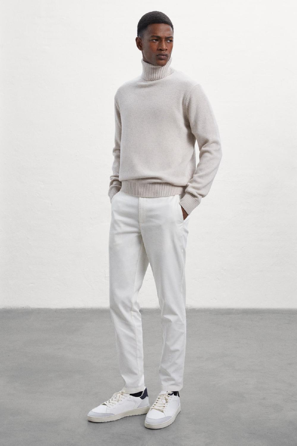 Ecoalf WHITE JABLILLO TROUSERS