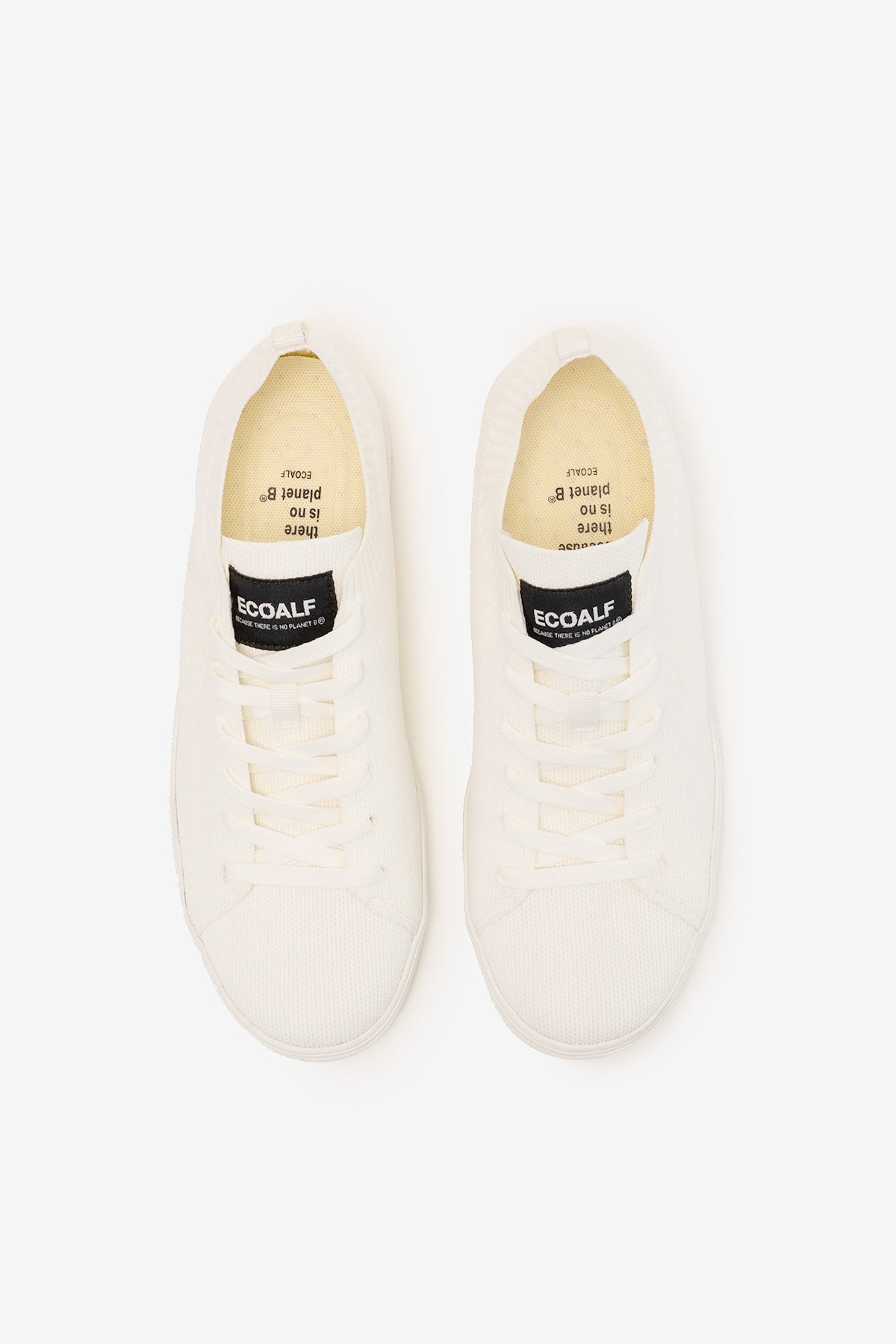 Ecoalf WHITE JERSEY TRAINERS