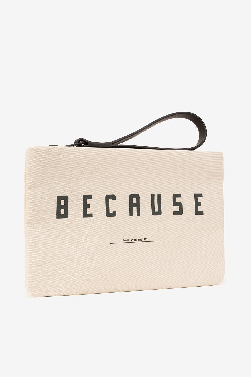 Ecoalf WHITE LUPITA HANDBAG WITH MESSAGE