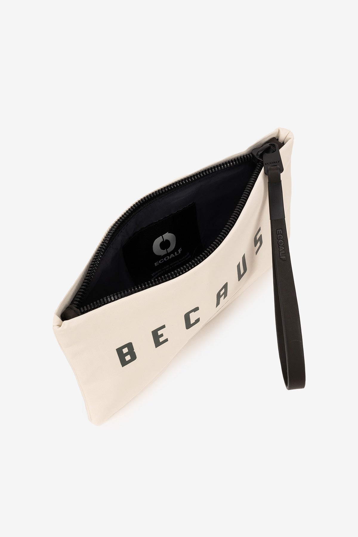 Ecoalf WHITE LUPITA HANDBAG WITH MESSAGE
