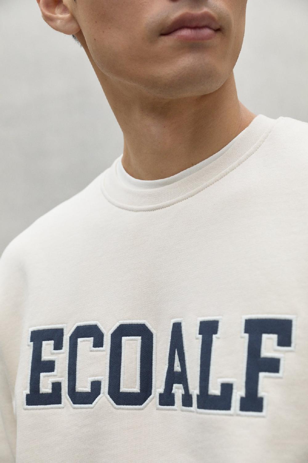 Ecoalf WHITE PRESTON SWEATSHIRT