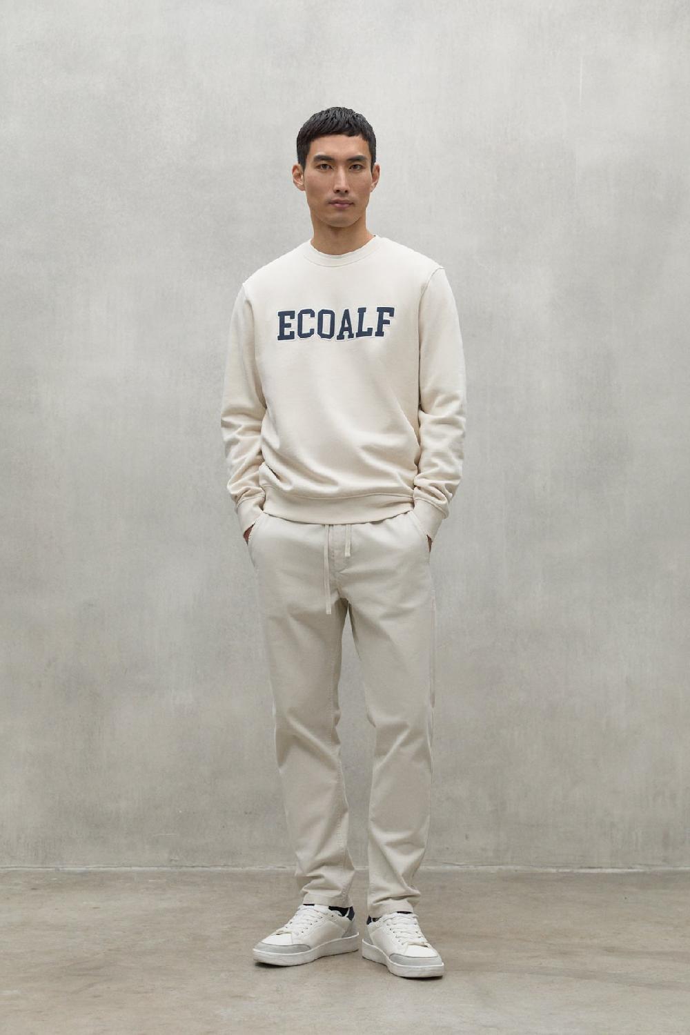 Ecoalf WHITE PRESTON SWEATSHIRT
