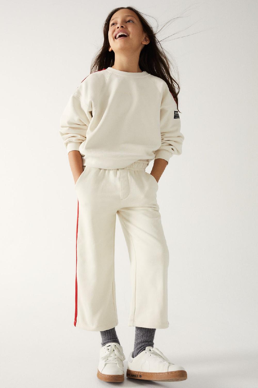 Ecoalf WHITE RIAD TRACKSUIT BOTTOMS