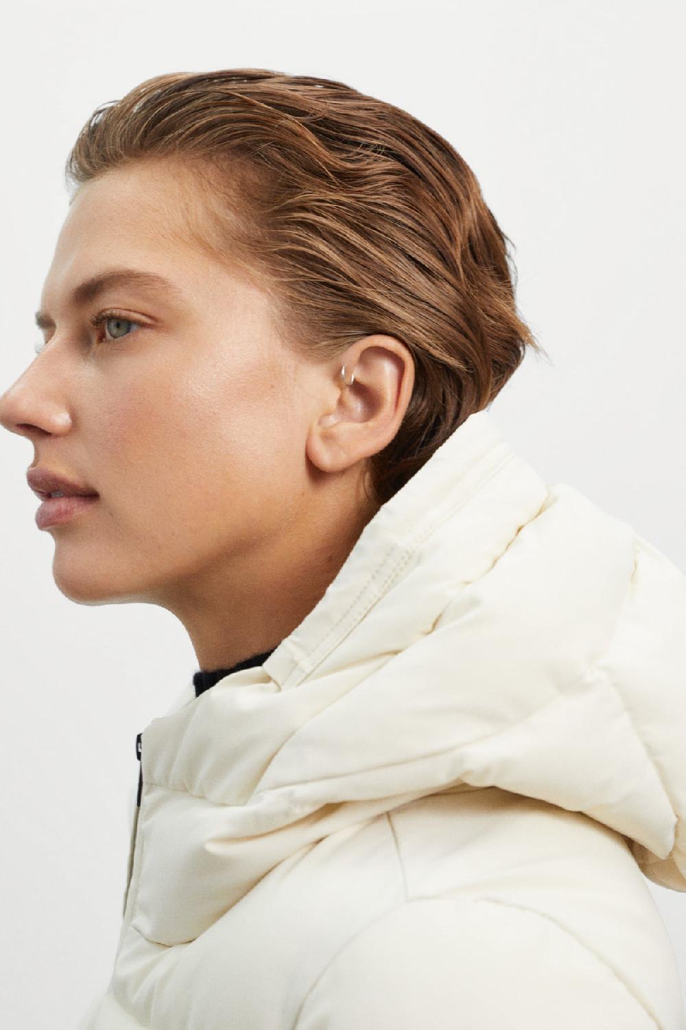 Ecoalf WHITE SALIN COAT