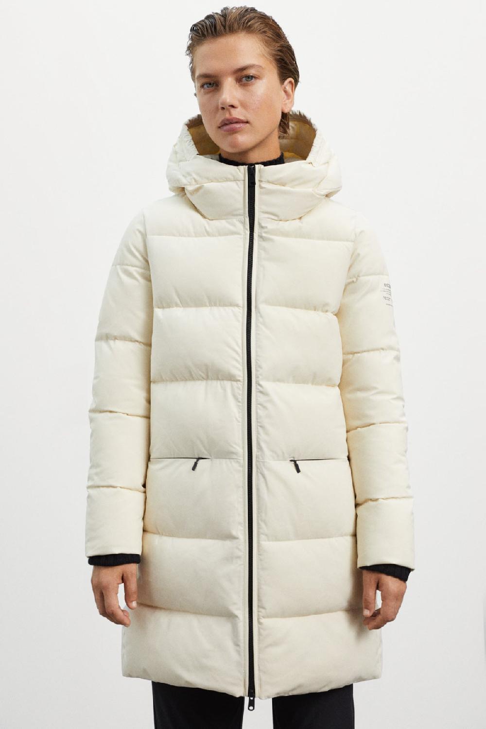 Ecoalf WHITE SALIN COAT