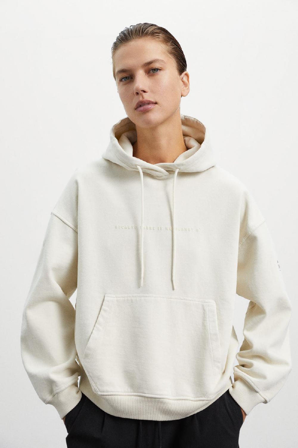 Ecoalf WHITE SEUL SWEATSHIRT