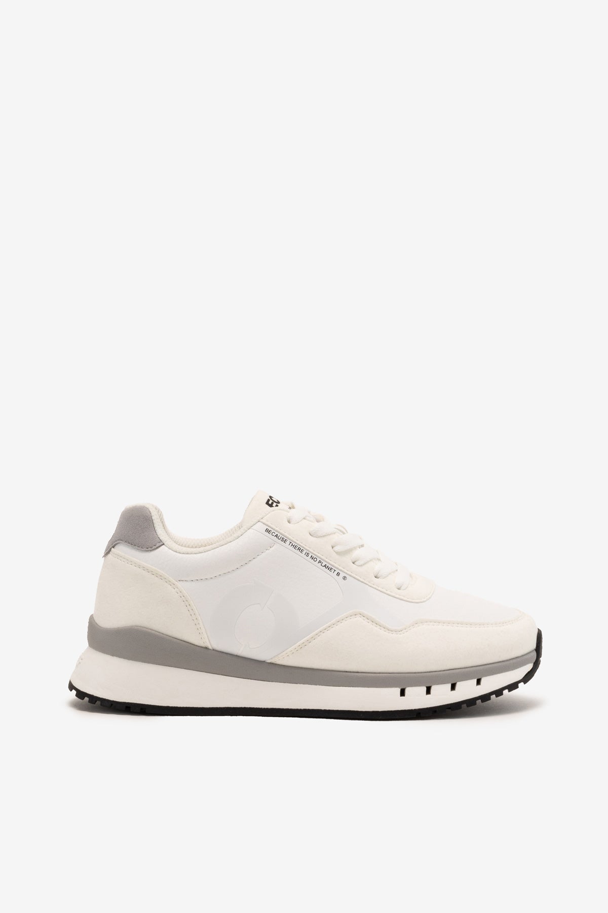 Ecoalf WHITE SICILIA VEGAN LEATHER TRAINERS