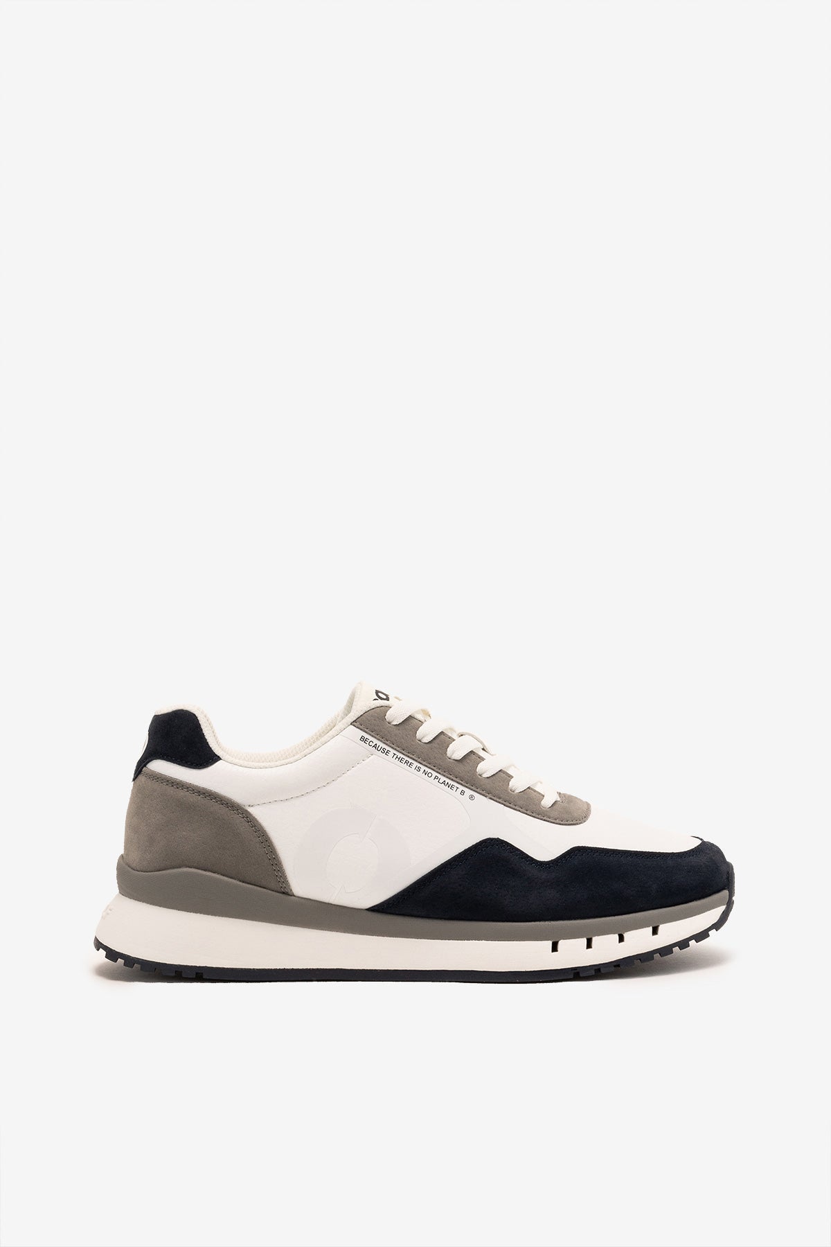 Ecoalf WHITE SICILIA VEGAN LEATHER TRAINERS