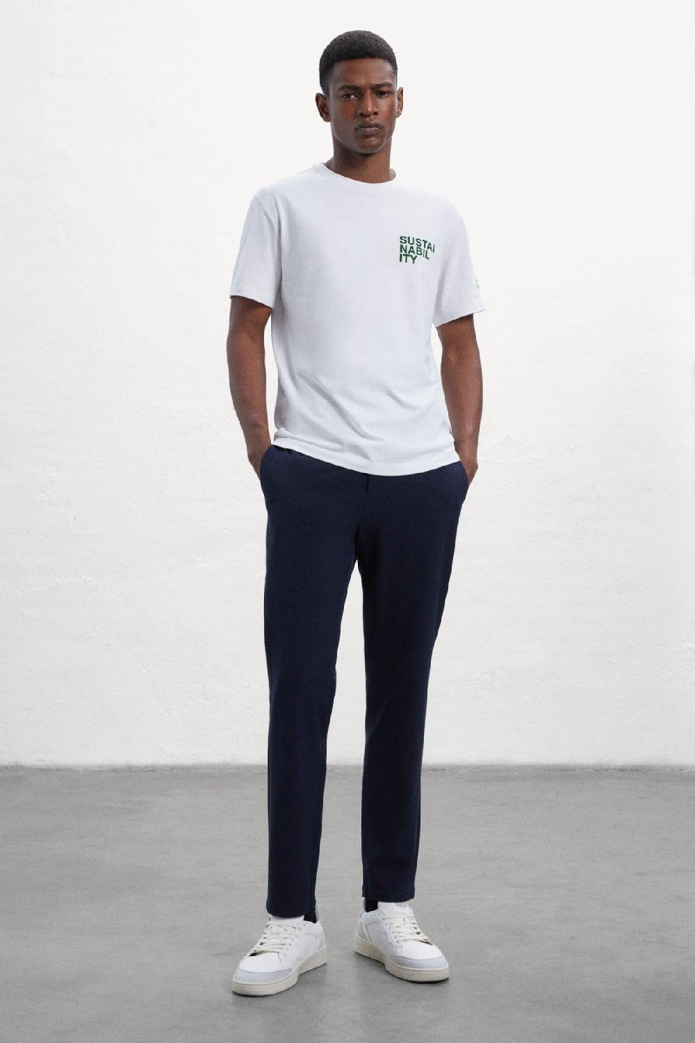 Ecoalf WHITE SUSTAN T-SHIRT