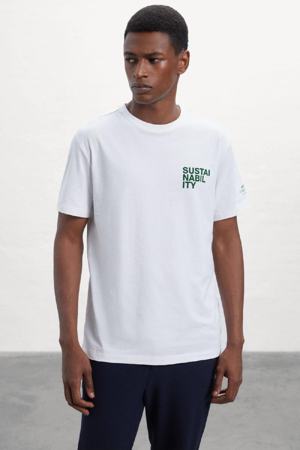 Ecoalf WHITE SUSTAN T-SHIRT