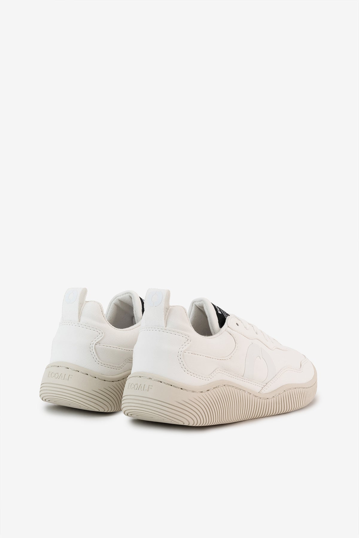 Ecoalf WHITE SYNTHETIC LEATHER ALCUDIA TRAINERS