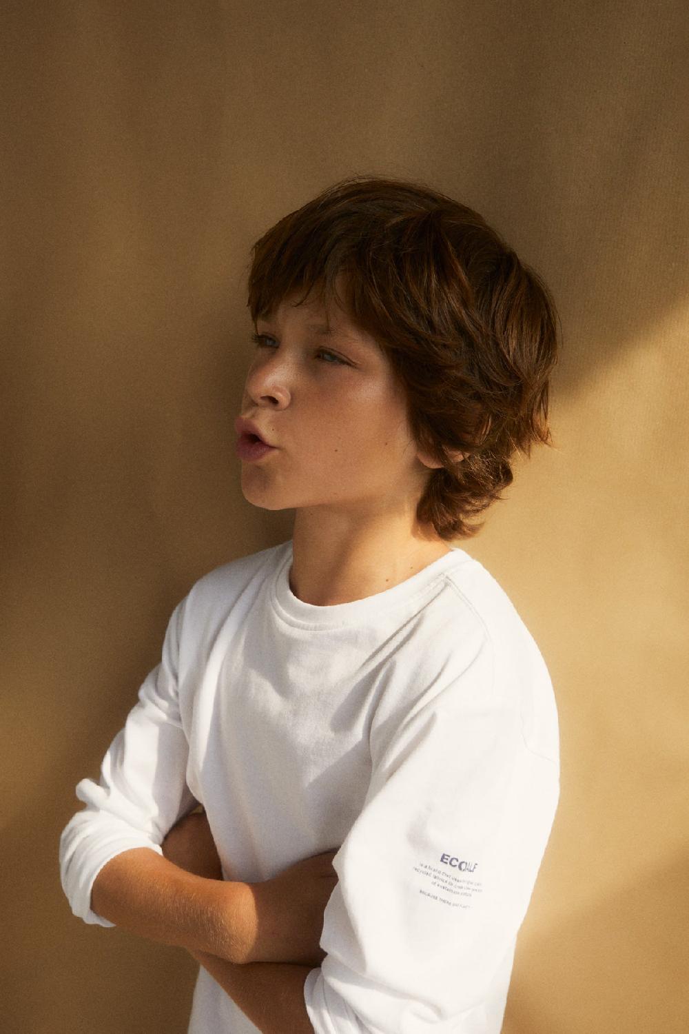 Ecoalf WHITE TIERRA LONG-SLEEVED T-SHIRT