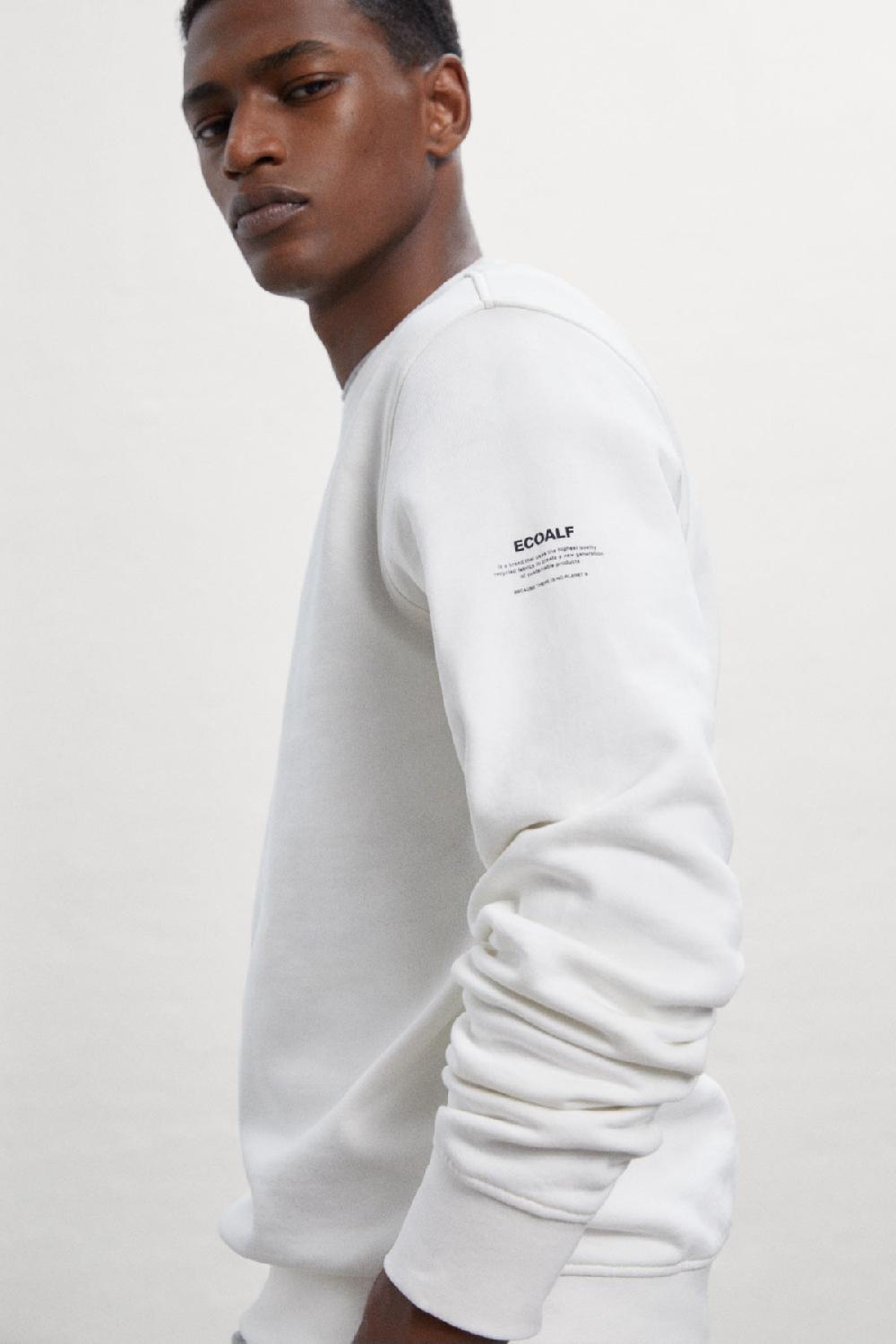 Ecoalf WHITE TOMI SWEATSHIRT