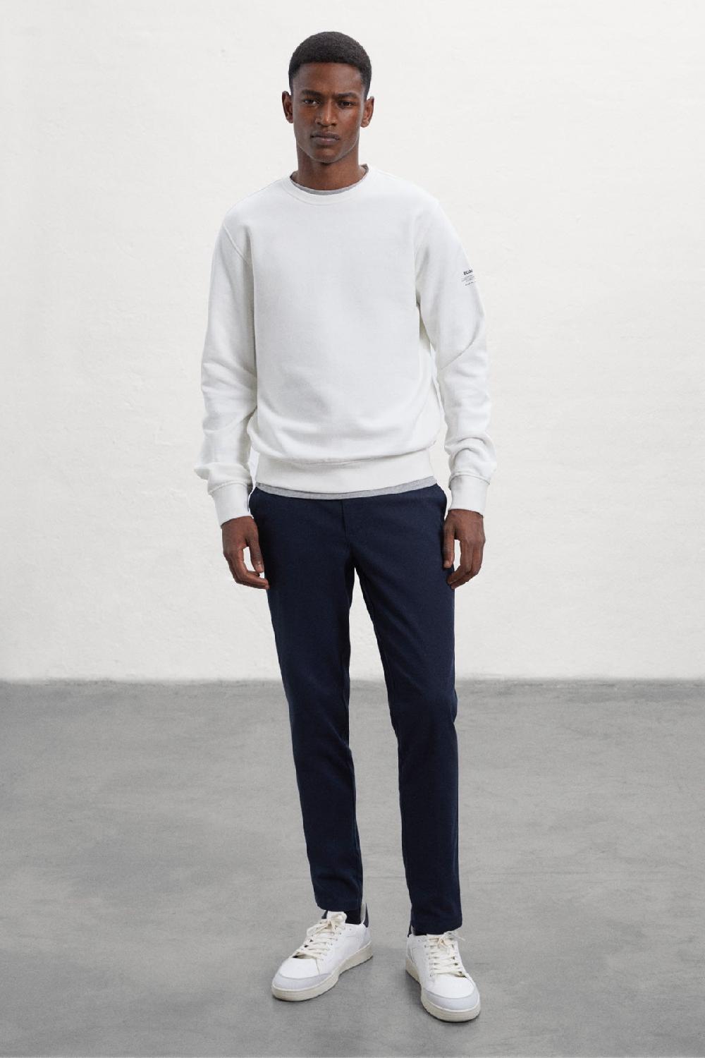 Ecoalf WHITE TOMI SWEATSHIRT