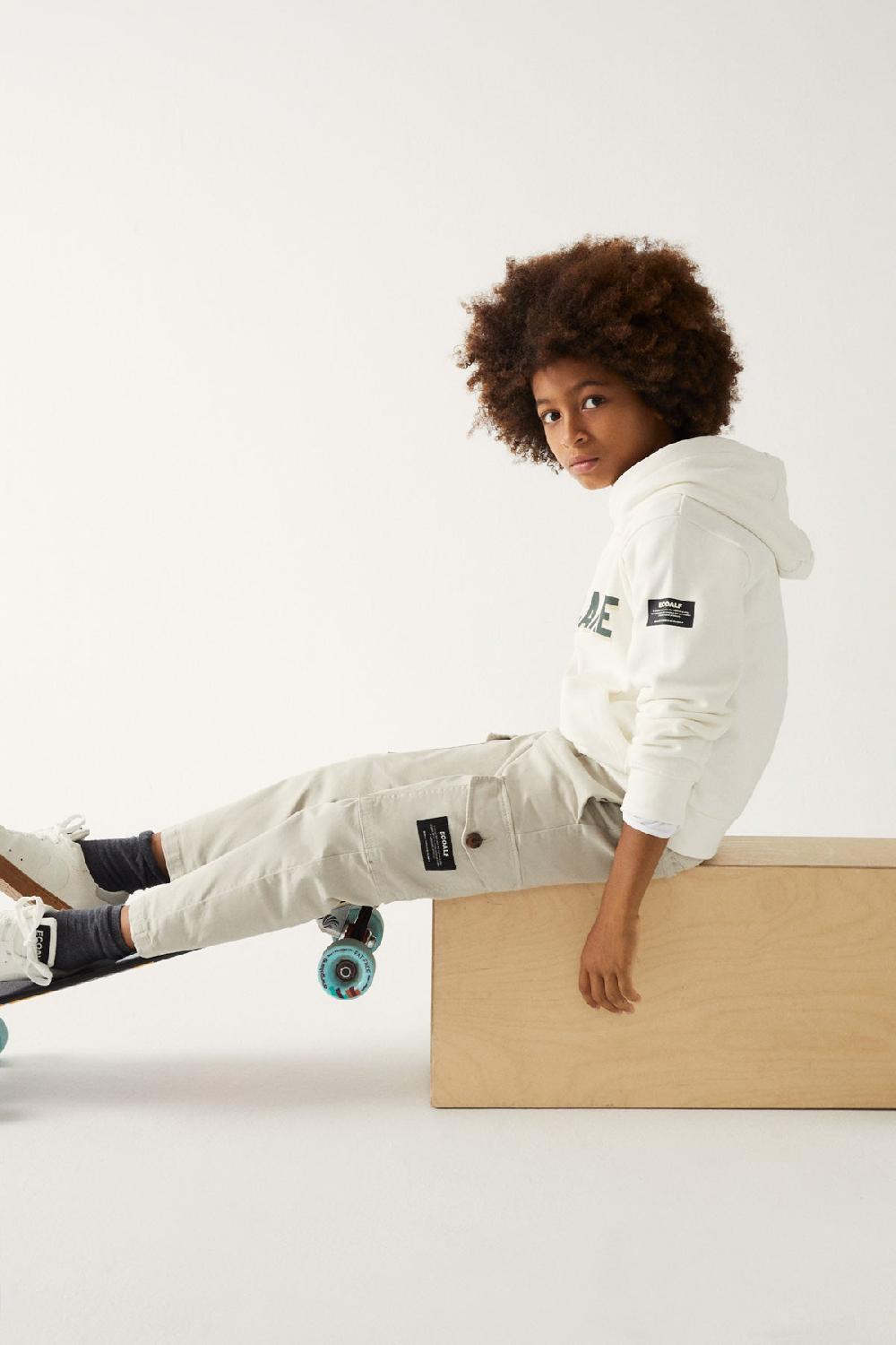 Ecoalf WHITE WE CARE SWEATSHIRT