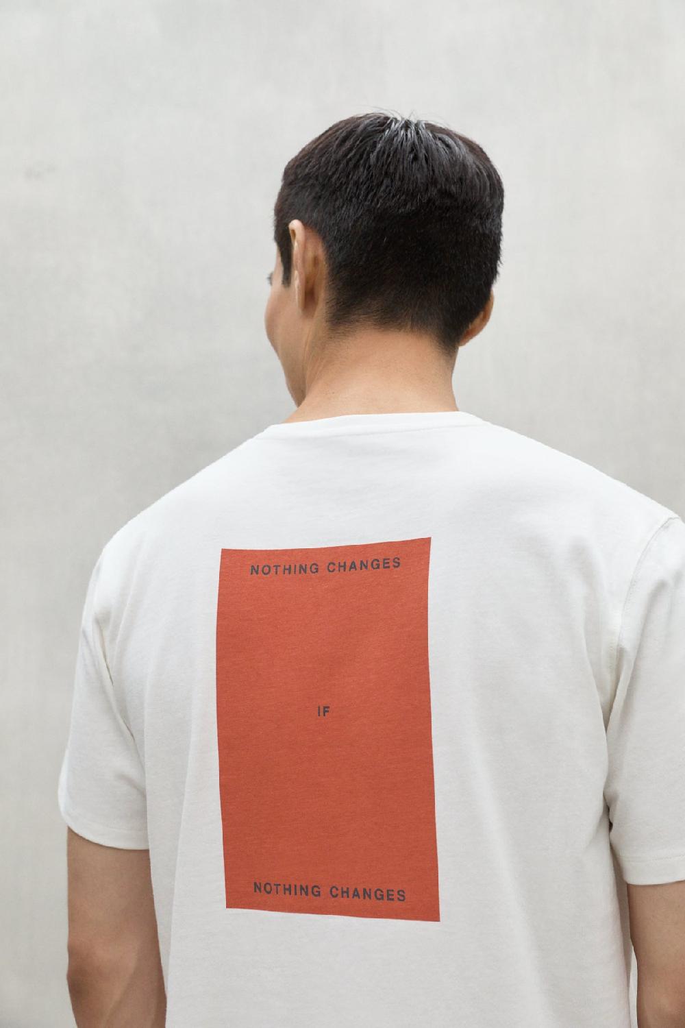 Ecoalf WHITE ZARAUTZ T-SHIRT