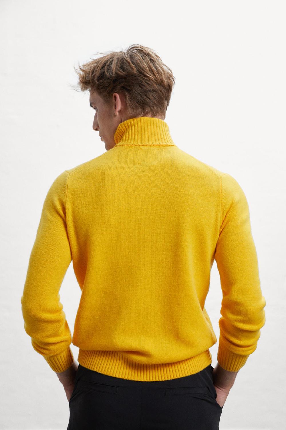 Ecoalf YELLOW BRUNA KNITTED JUMPER