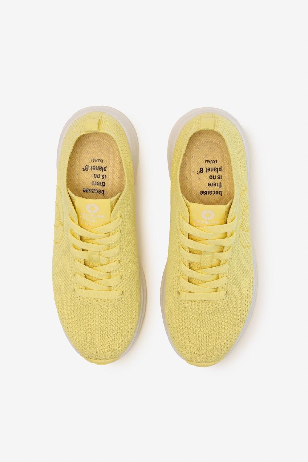 Ecoalf YELLOW CONDE KNITTED TRAINERS
