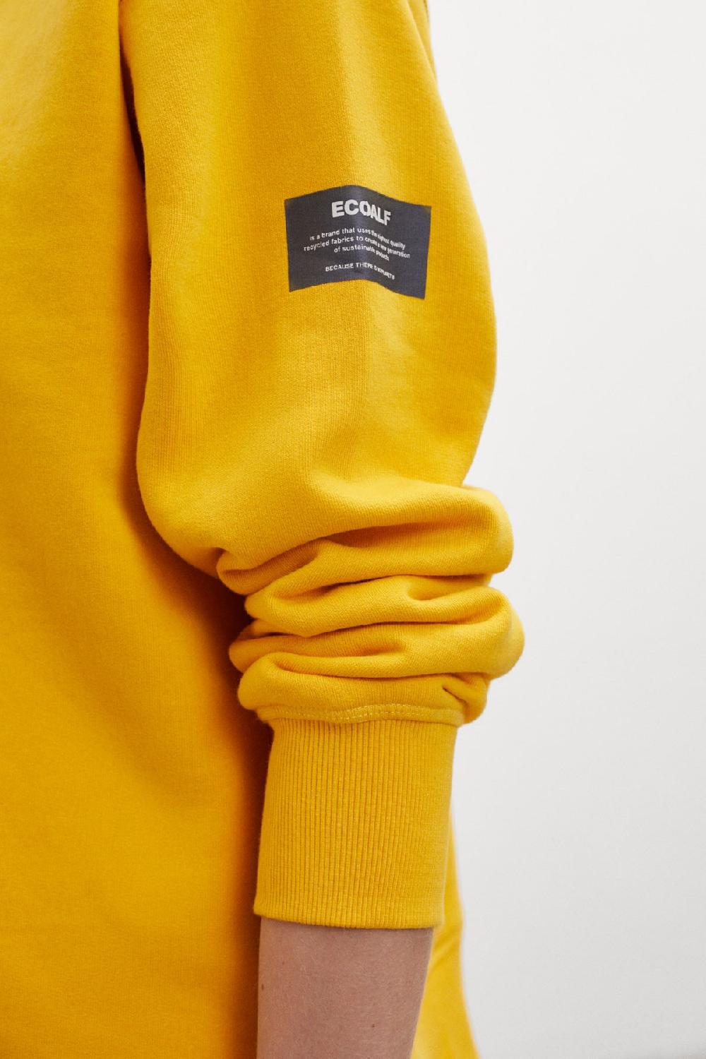 Ecoalf YELLOW GALWAY SWEATSHIRT