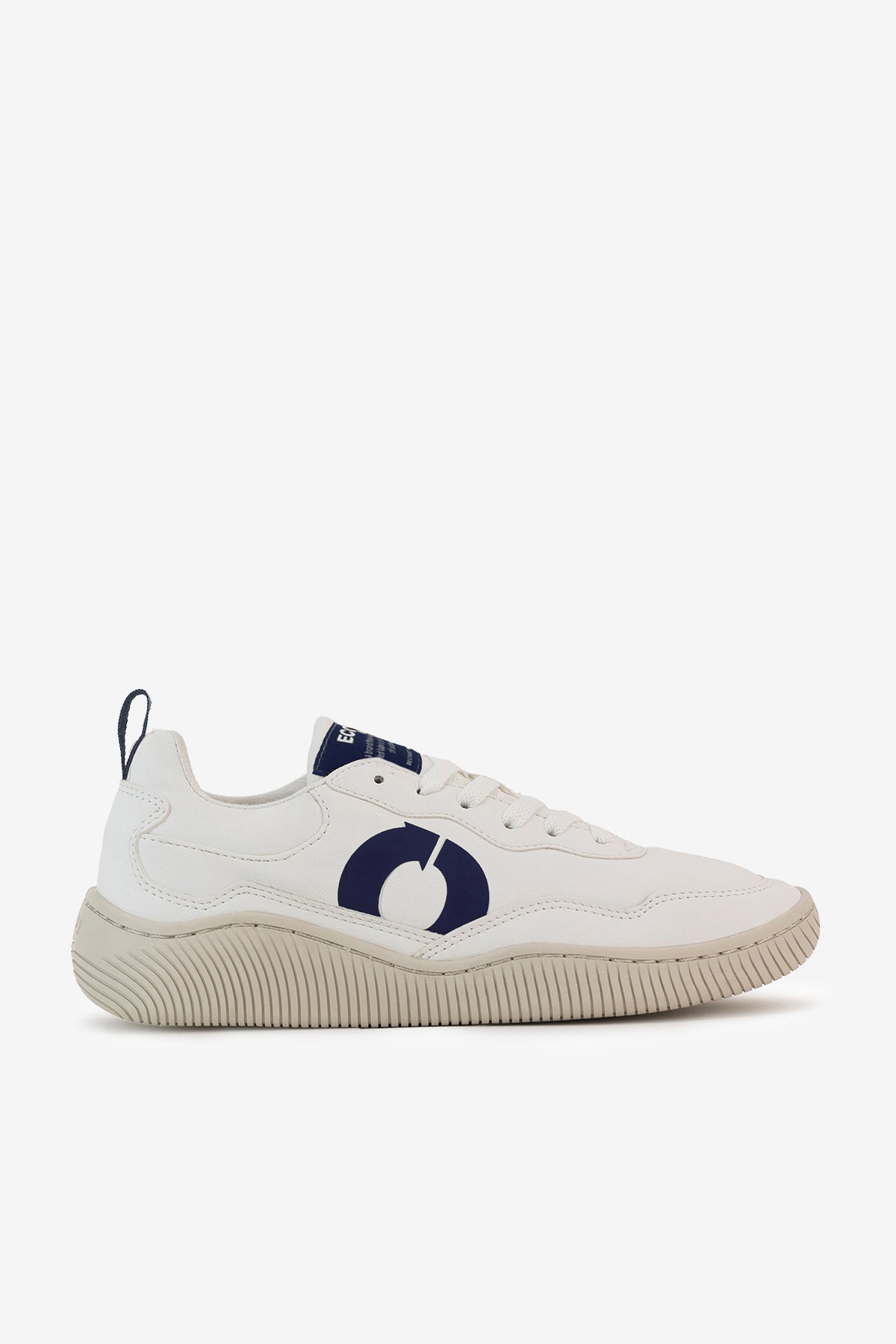Ecoalf NAVY BLUE SYNTHETIC LEATHER ALCUDIA TRAINERS