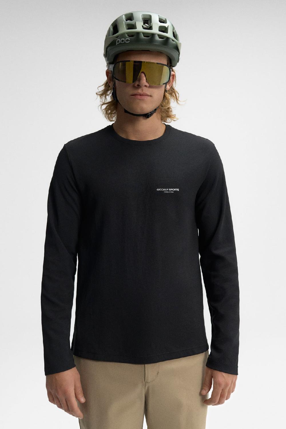 Ecoalf VAL EXPLORER LONG SLEEVE T-SHIRT UNISEX BLACK