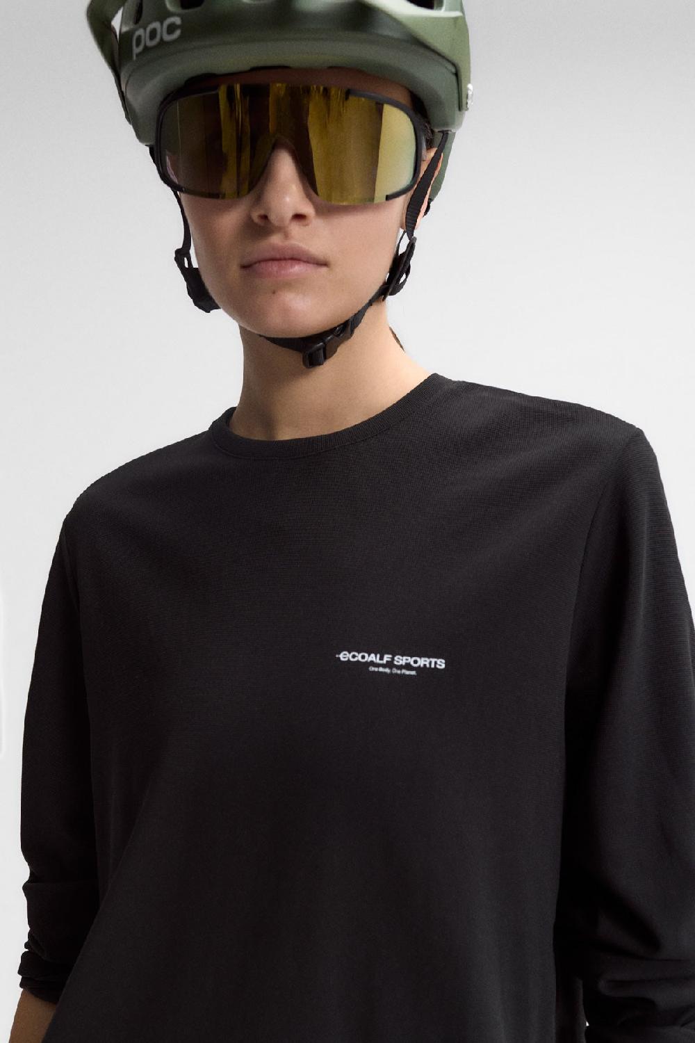 Ecoalf VAL EXPLORER LONG SLEEVE T-SHIRT UNISEX BLACK