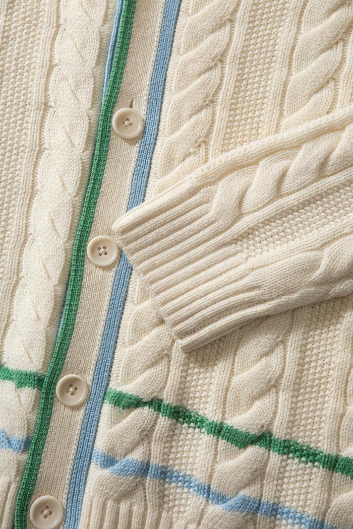 Edmmond Studios 10 YEARS CARDIGAN OFF WHITE