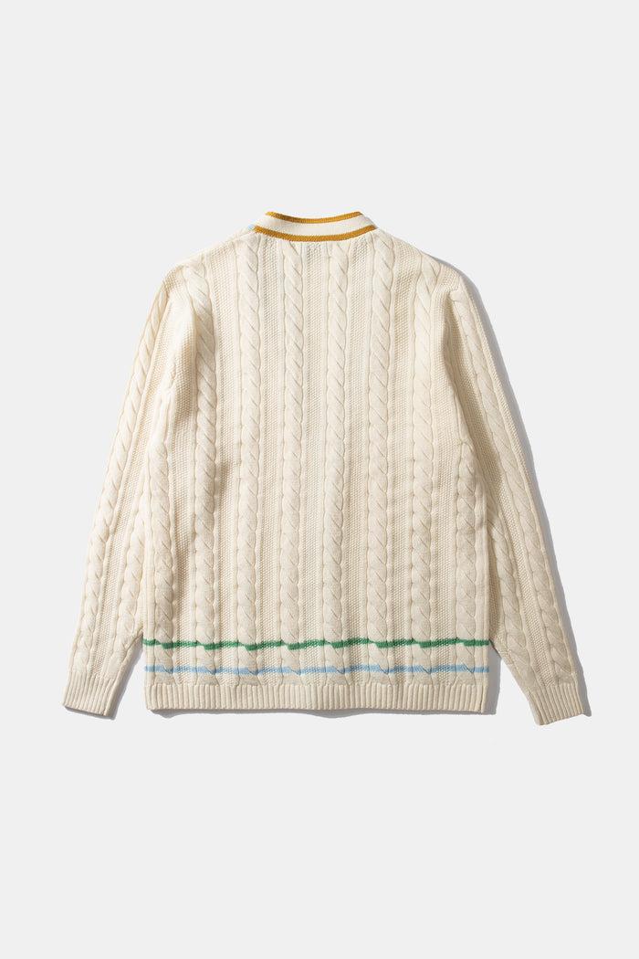 Edmmond Studios 10 YEARS CARDIGAN OFF WHITE